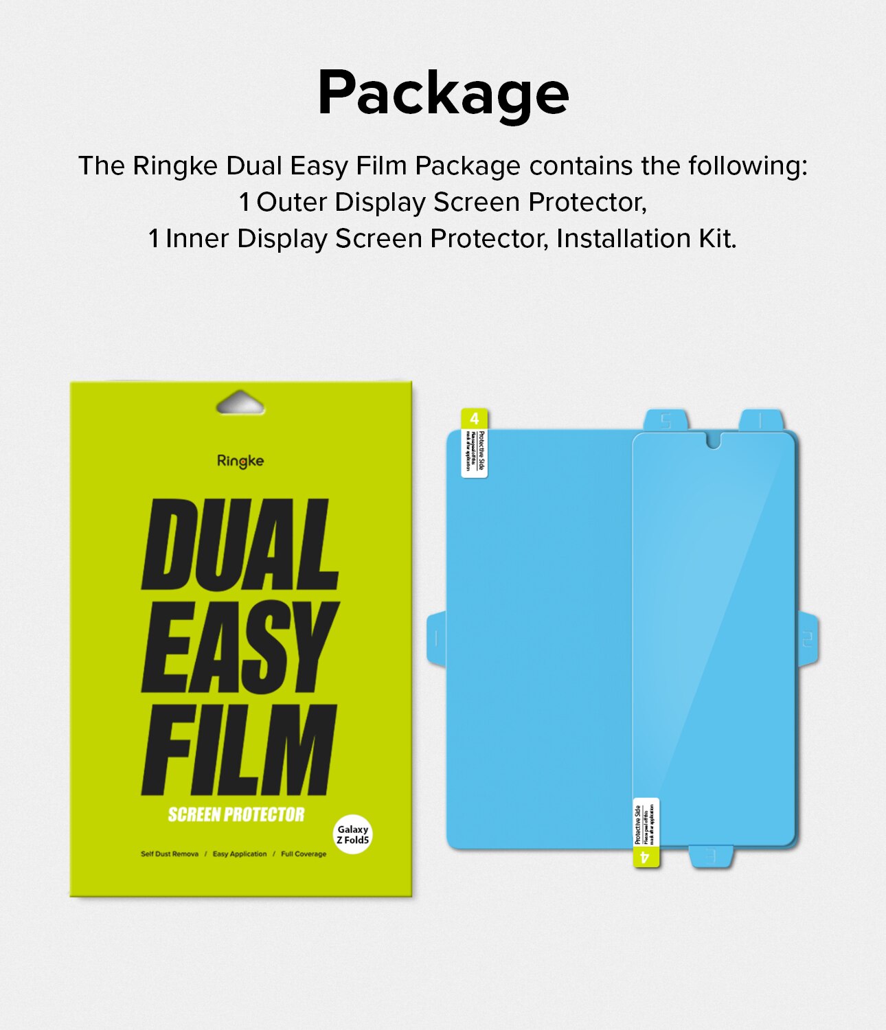 Dual Easy Screen Protector Samsung Galaxy Z Fold 5