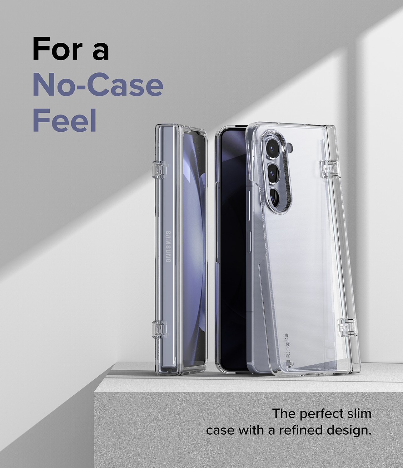 Funda Slim Hinge Samsung Galaxy Z Fold 5 Clear