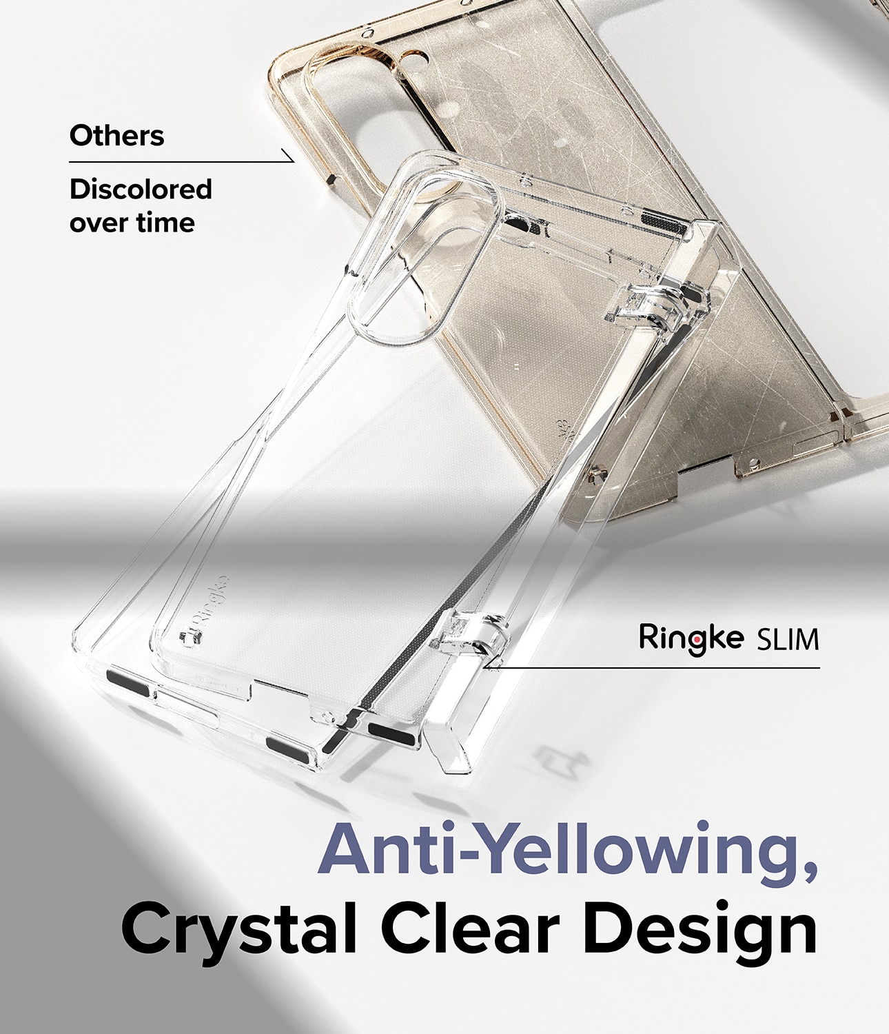 Funda Slim Hinge Samsung Galaxy Z Fold 5 Clear
