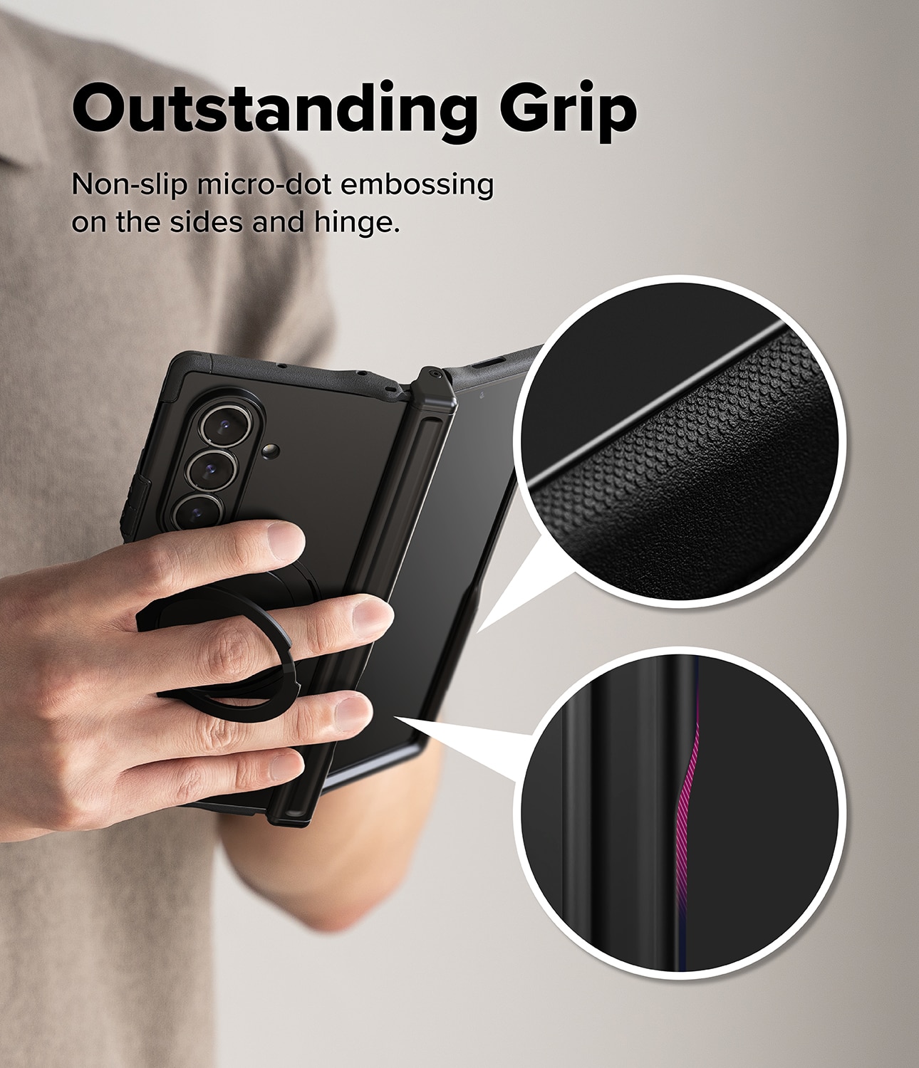Alles Magnetic Funda Samsung Galaxy Z Fold 7 negro