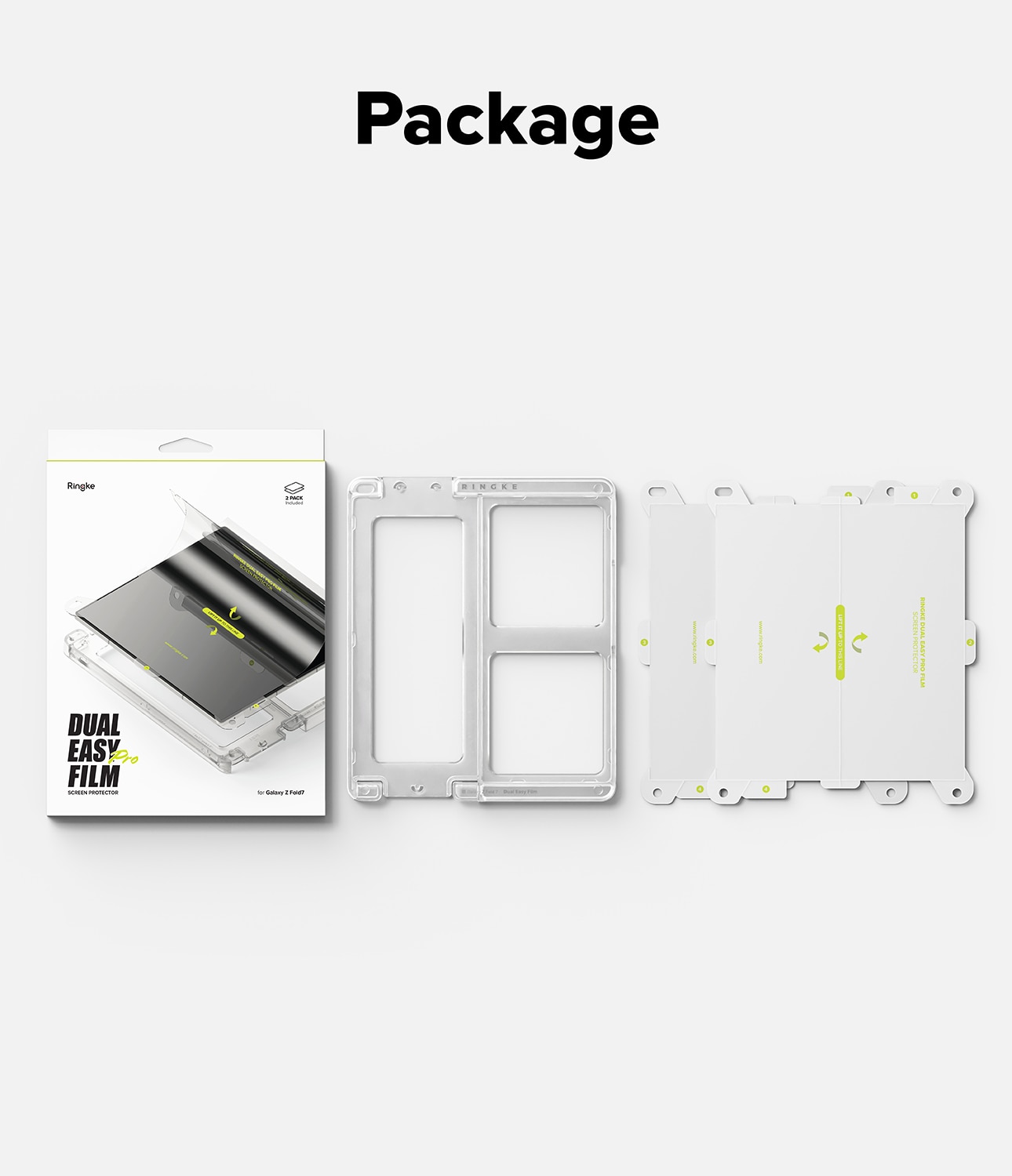 Dual Easy Pro Screen Protector (2 piezas) Samsung Galaxy Z Fold 7