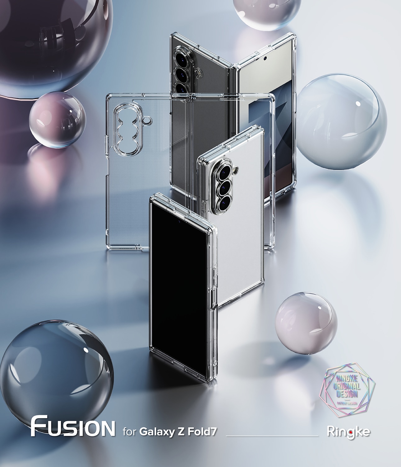Funda Fusion Samsung Galaxy Z Fold 7 Clear