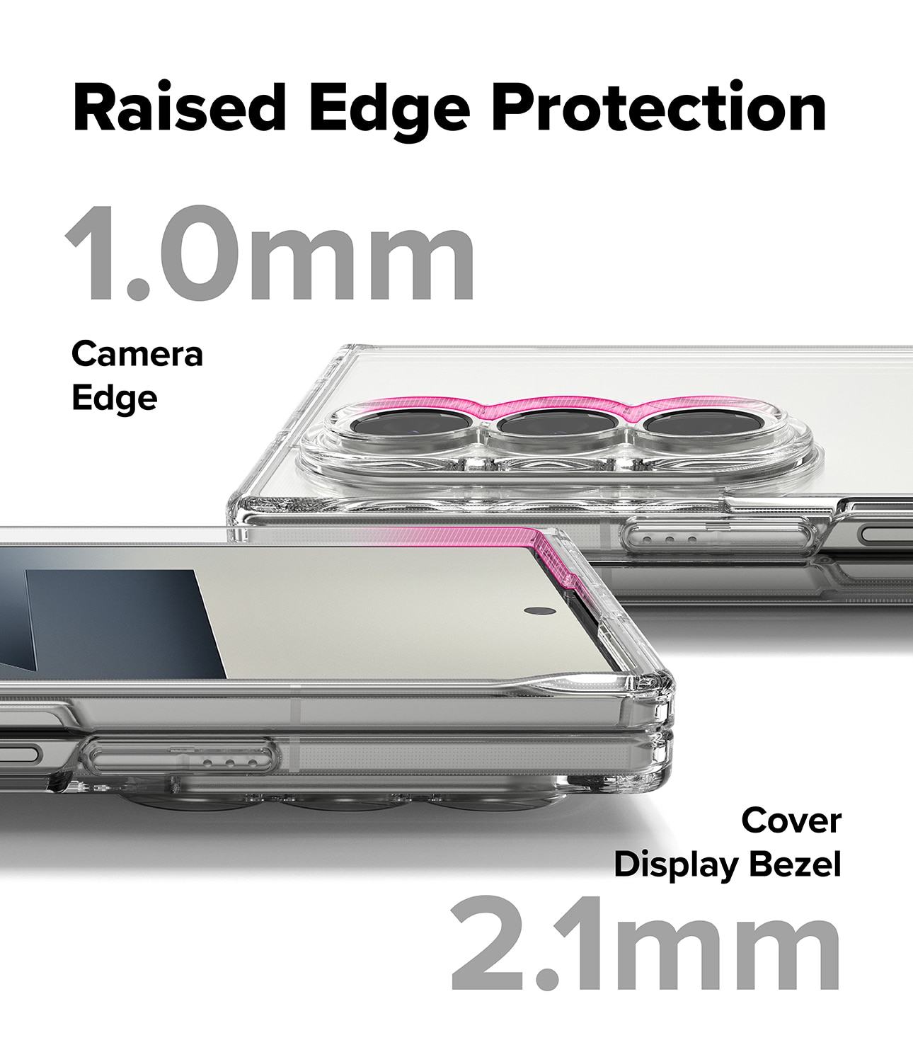 Funda Fusion Samsung Galaxy Z Fold 7 Clear