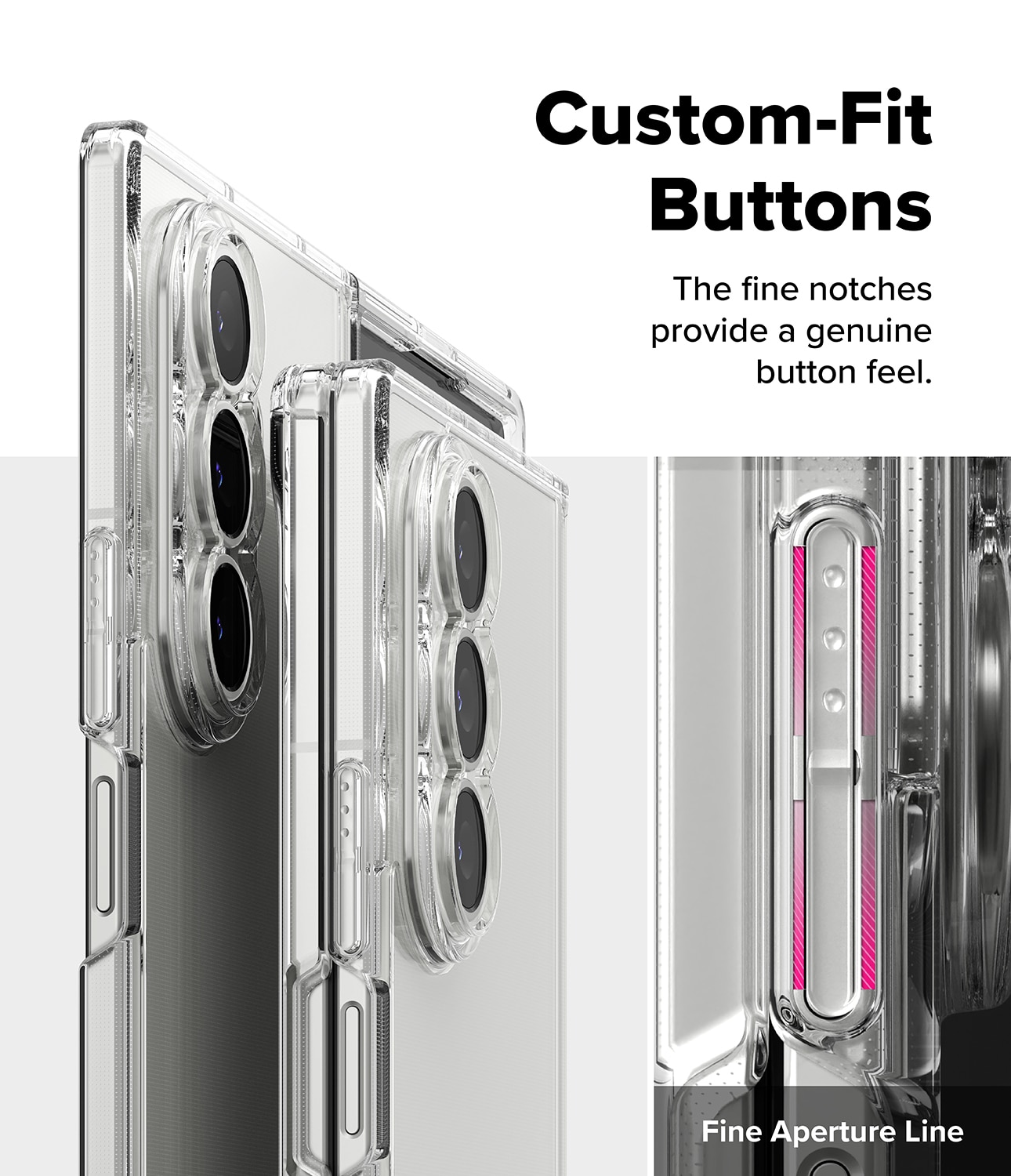 Funda Fusion Samsung Galaxy Z Fold 7 Clear