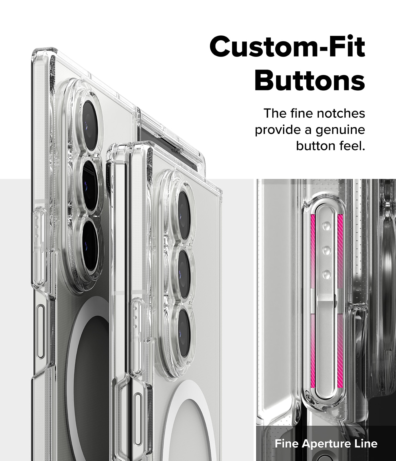 Funda Fusion Magnetic Samsung Galaxy Z Fold 7 Transparente
