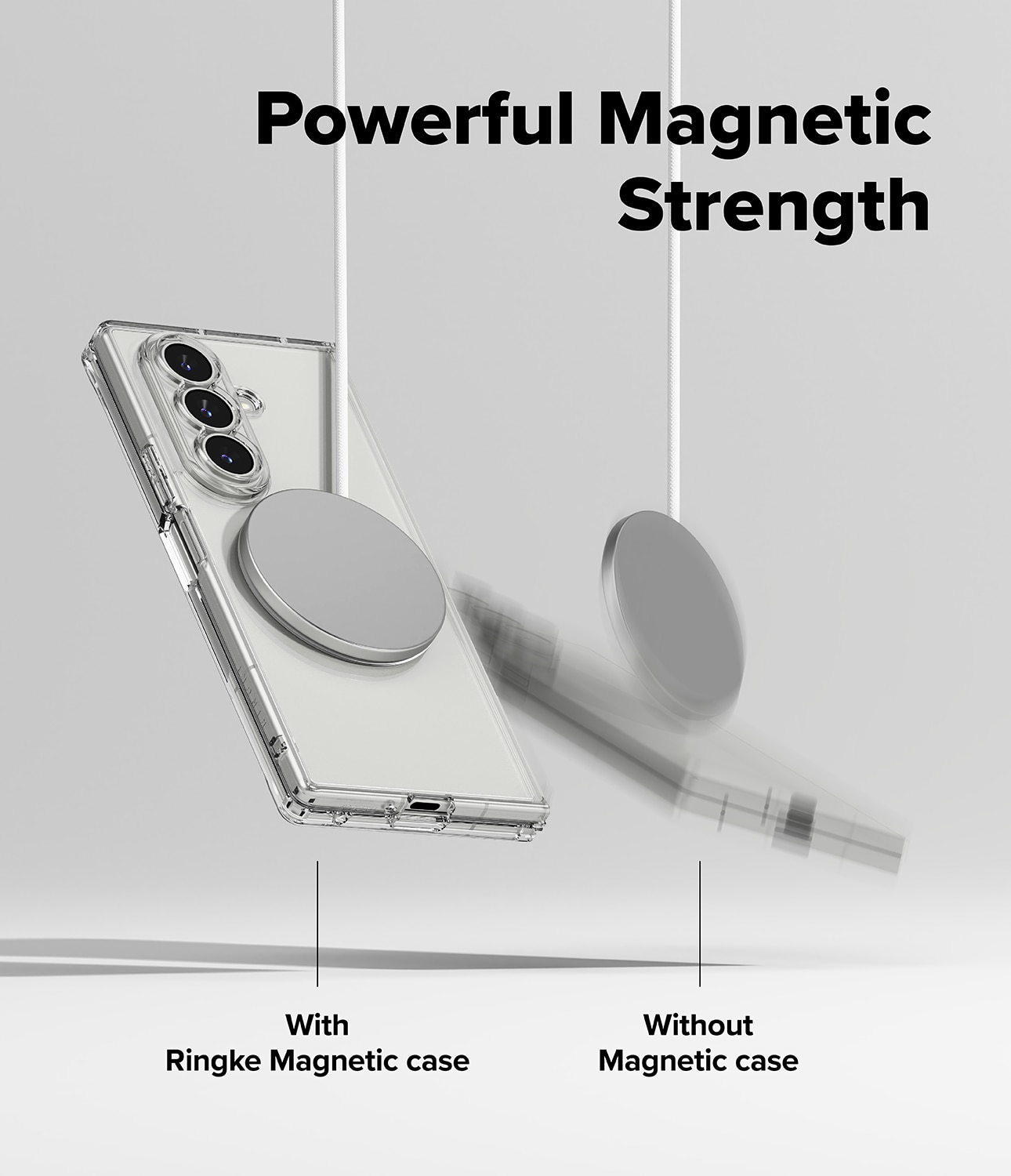 Funda Fusion Magnetic Samsung Galaxy Z Fold 7 Transparente