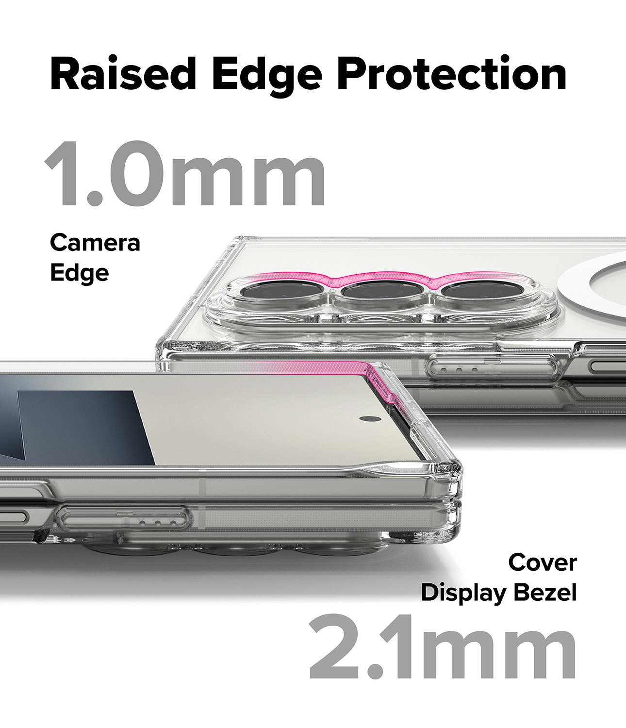 Funda Fusion Magnetic Samsung Galaxy Z Fold 7 Transparente