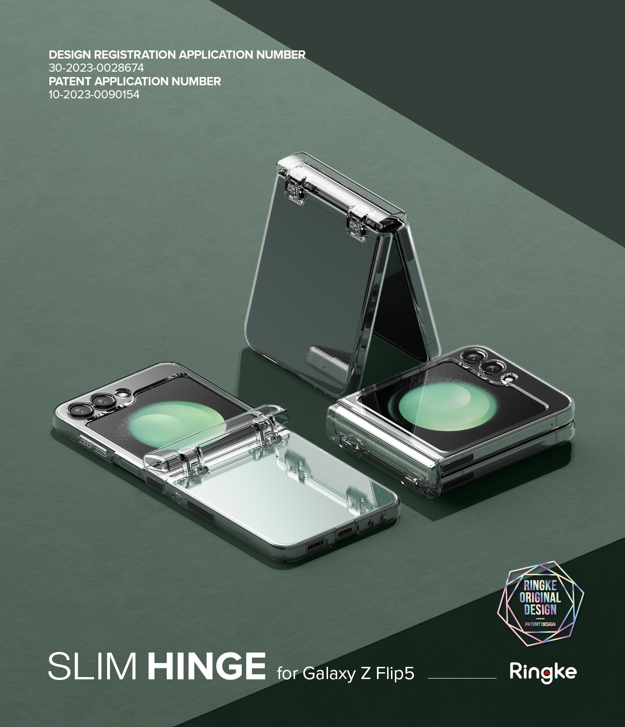 Funda Slim Hinge Samsung Galaxy Z Flip 5 Clear