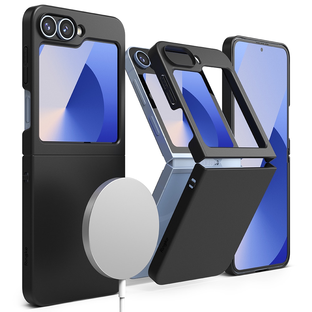 Funda Slim Magnetic Samsung Galaxy Z Flip 6, Black