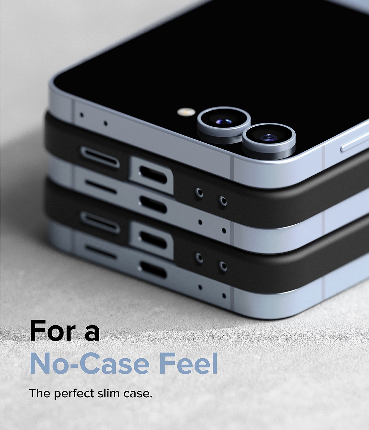 Funda Slim Magnetic Samsung Galaxy Z Flip 6, Black
