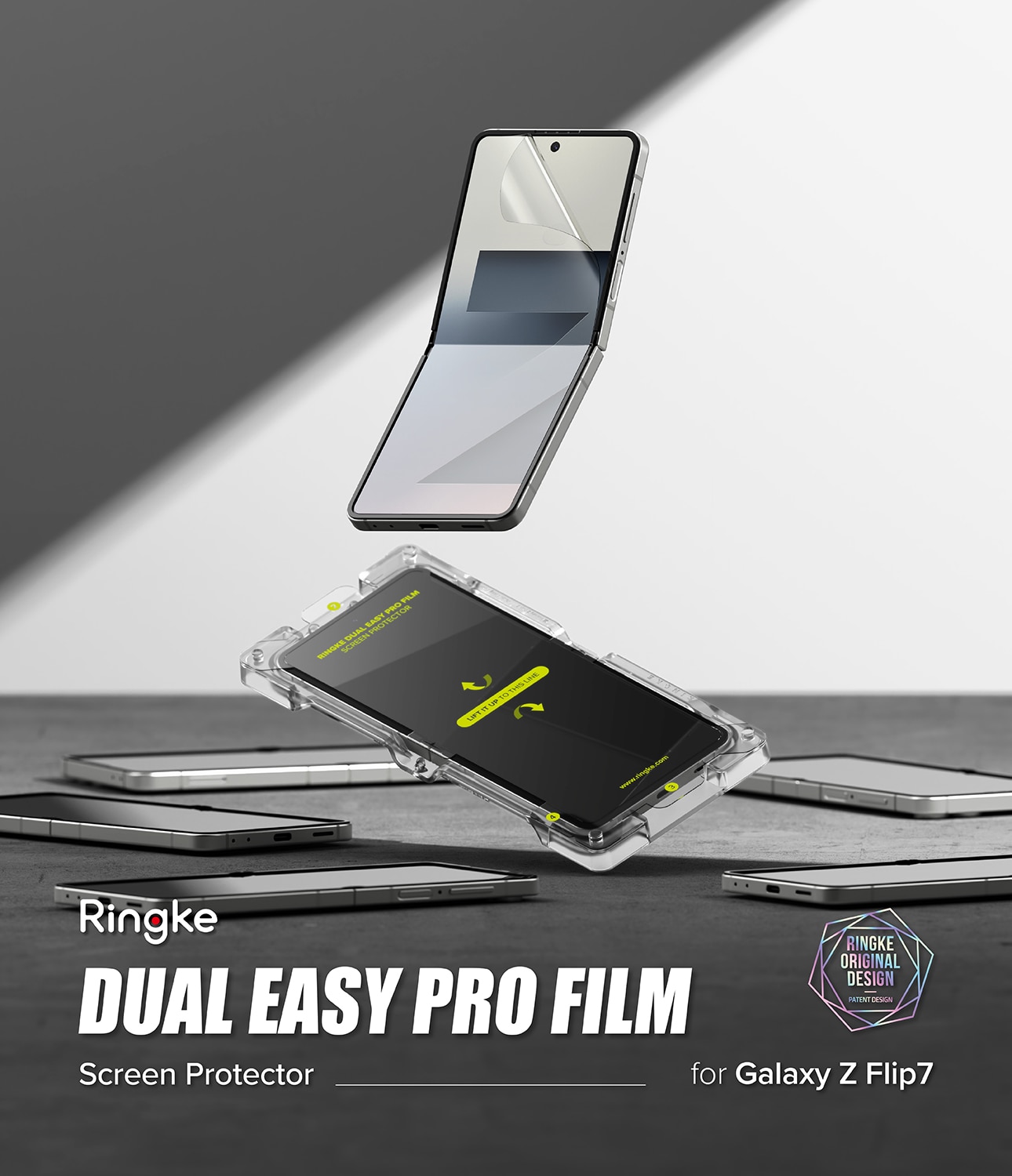 Dual Easy Pro Screen Protector (2 piezas) Samsung Galaxy Z Flip 7