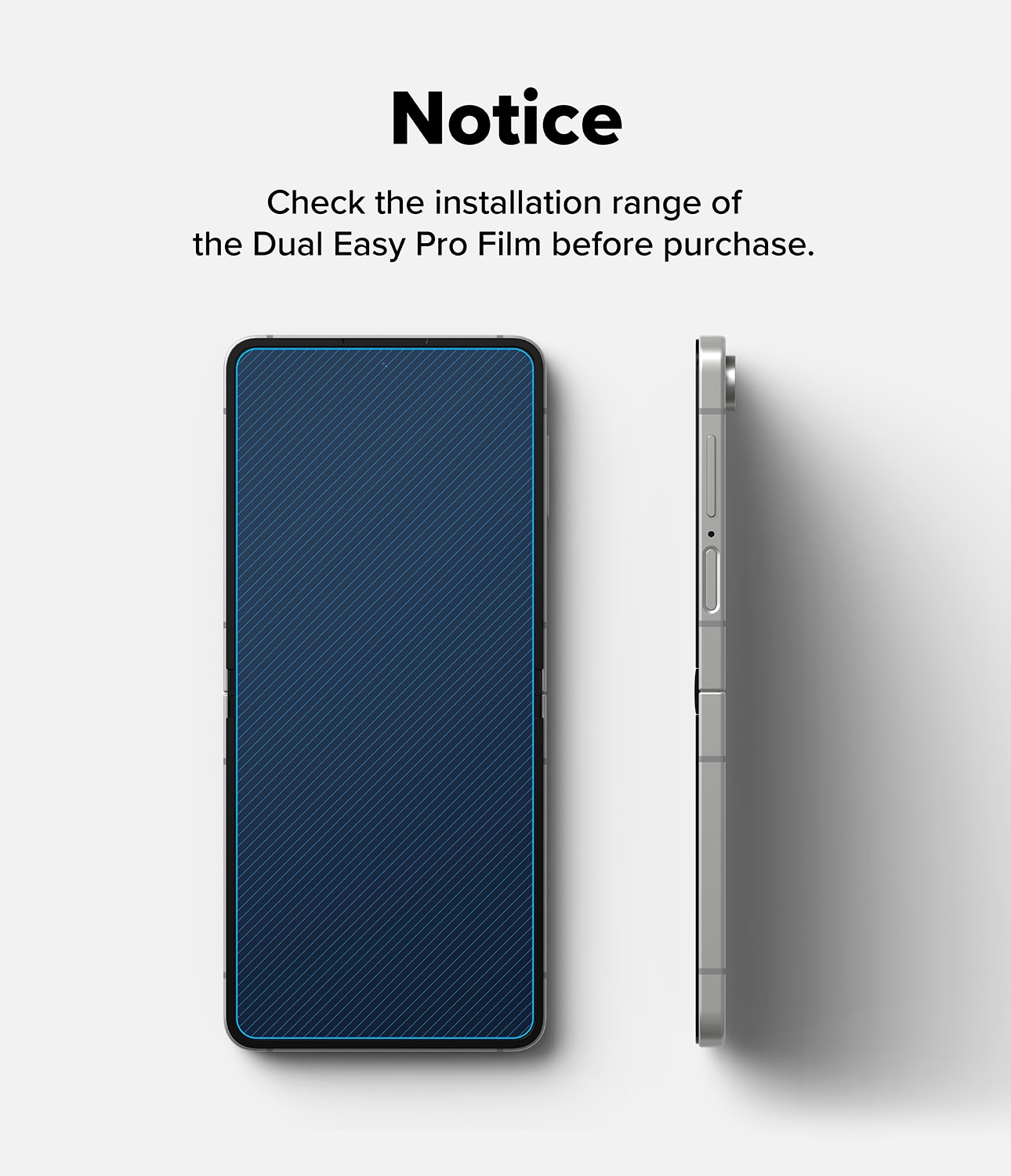 Dual Easy Pro Screen Protector (2 piezas) Samsung Galaxy Z Flip 7