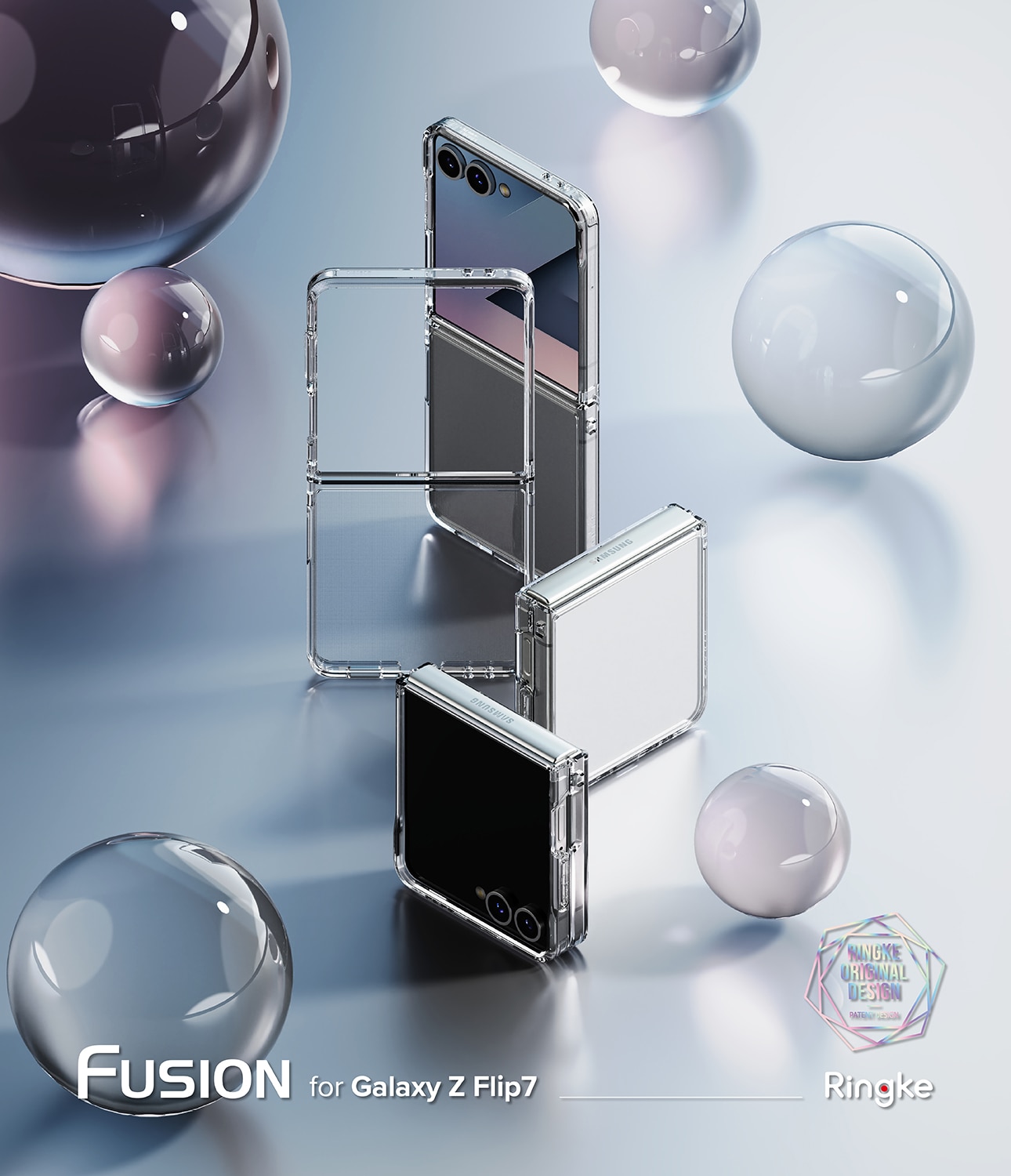 Funda Fusion Samsung Galaxy Z Flip 7 Clear