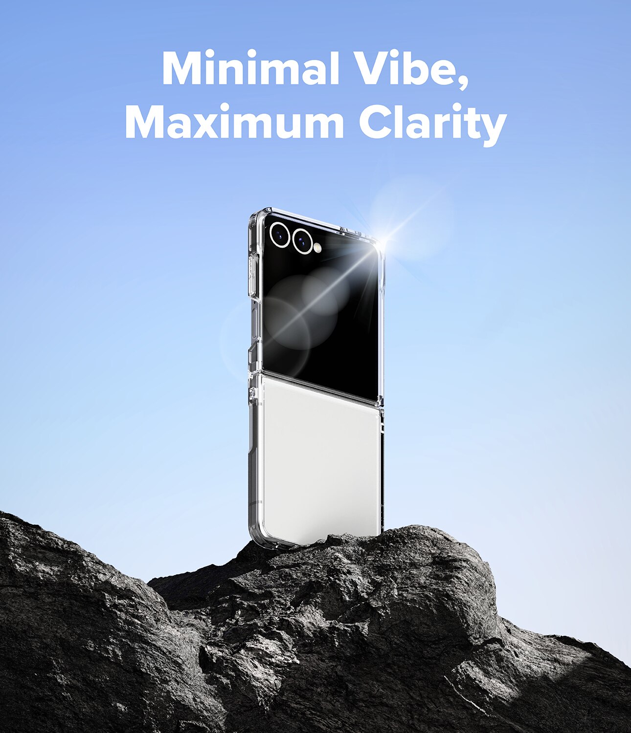 Funda Fusion Samsung Galaxy Z Flip 7 Clear