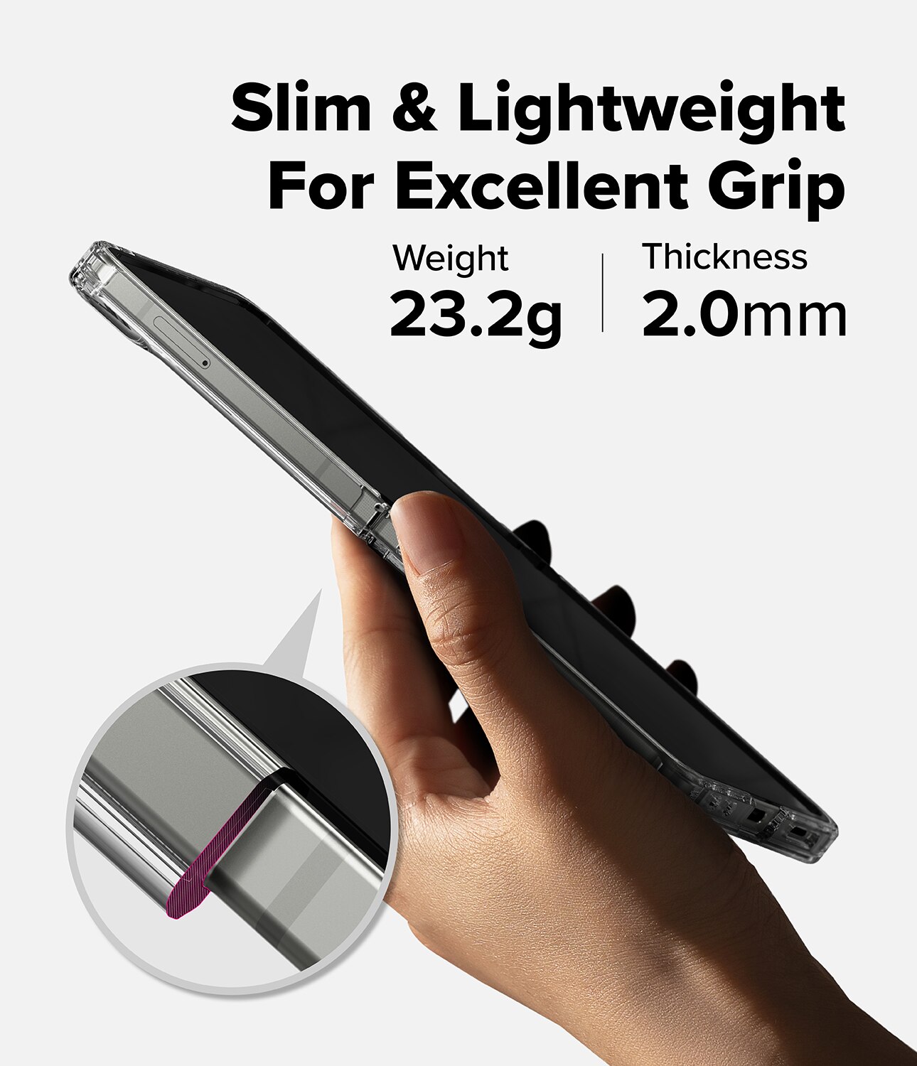 Funda Fusion Samsung Galaxy Z Flip 7 Clear