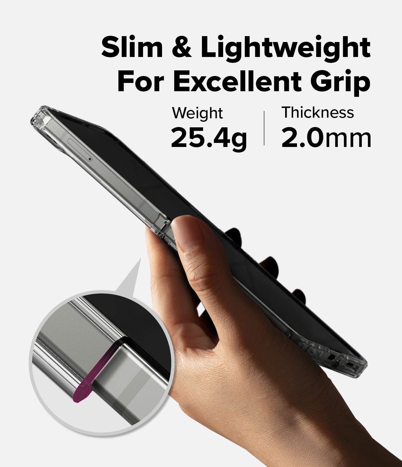 Funda Fusion Magnetic Samsung Galaxy Z Flip 7 Transparente