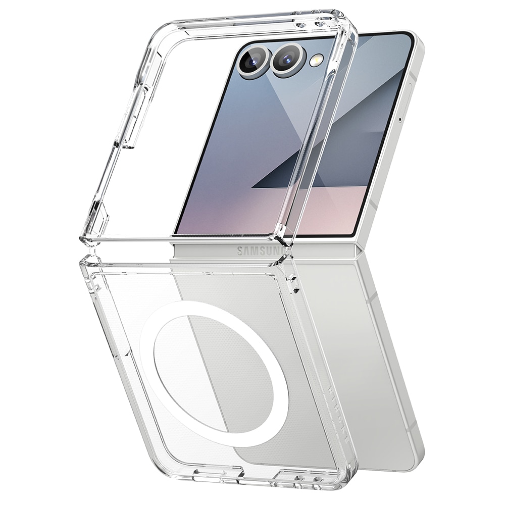 Funda Fusion Magnetic Samsung Galaxy Z Flip 7 Transparente