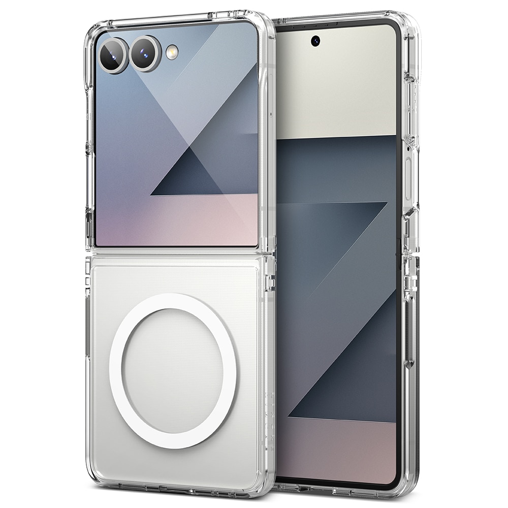 Funda Fusion Magnetic Samsung Galaxy Z Flip 7 Transparente