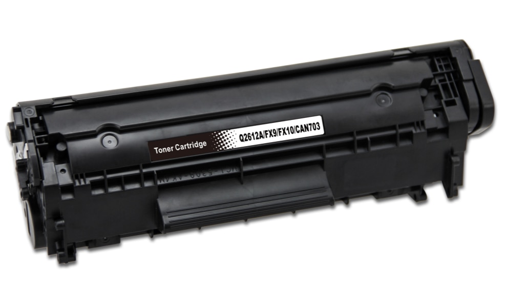 Cartucho de tóner compatible - reemplaza a HP 12A / Q2612A - negro, 2000 páginas