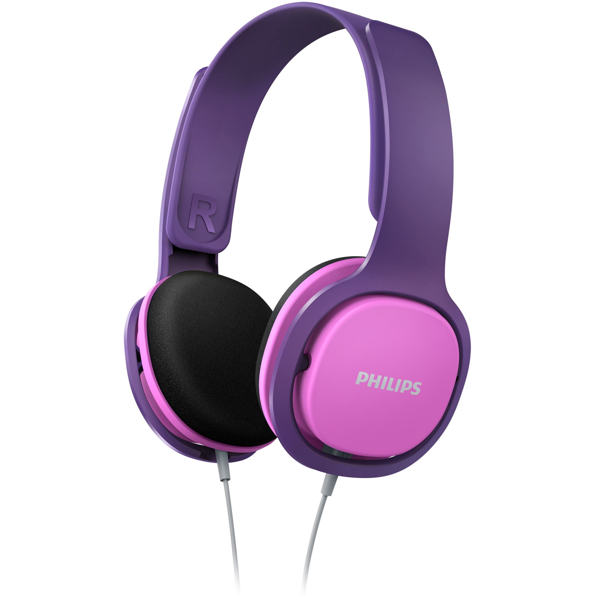 SHK2000 Auriculares On-Ear para niños, rosado/violeta