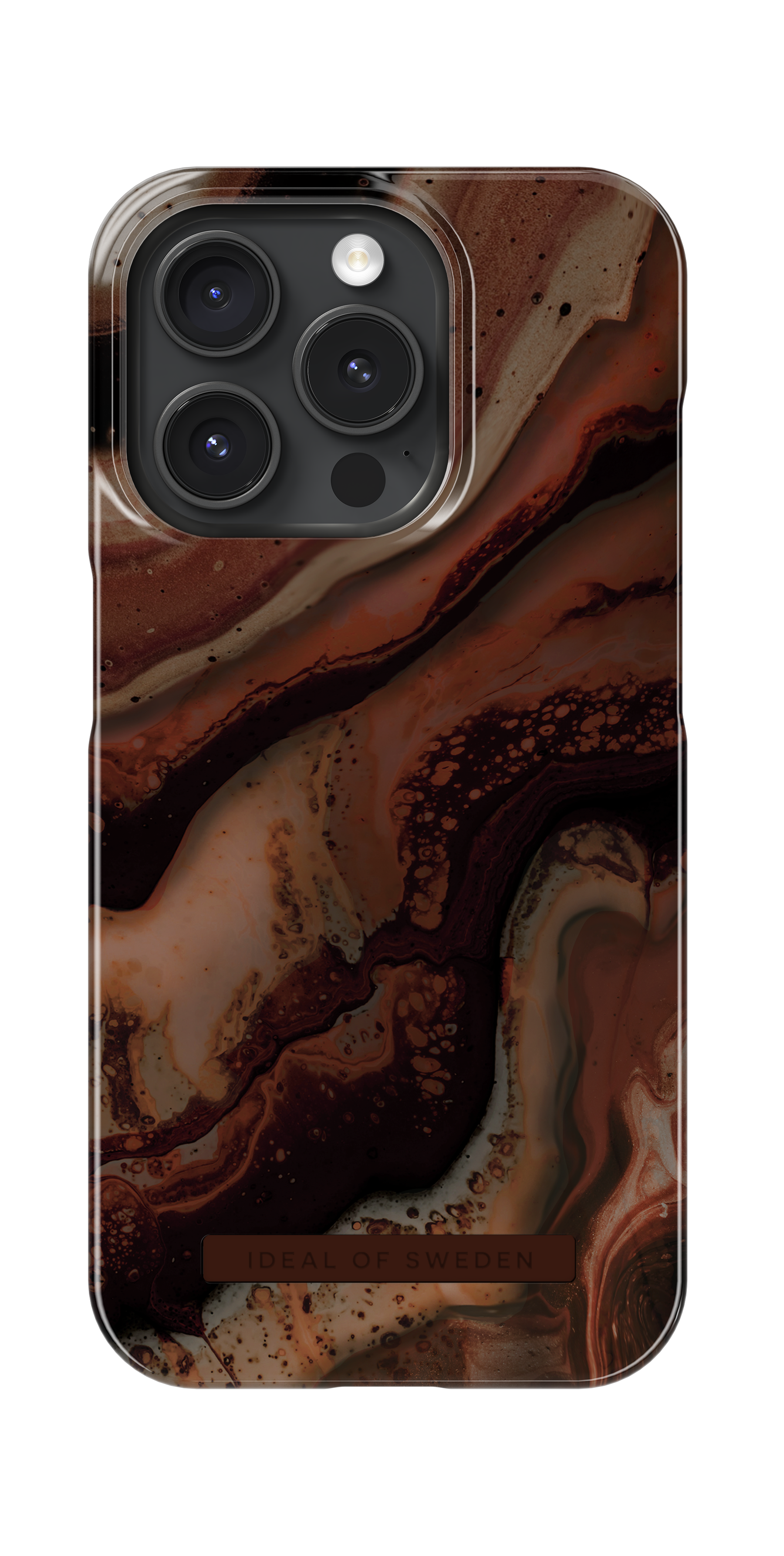 Funda Fashion Case iPhone 15 Pro Dark Amber Marble