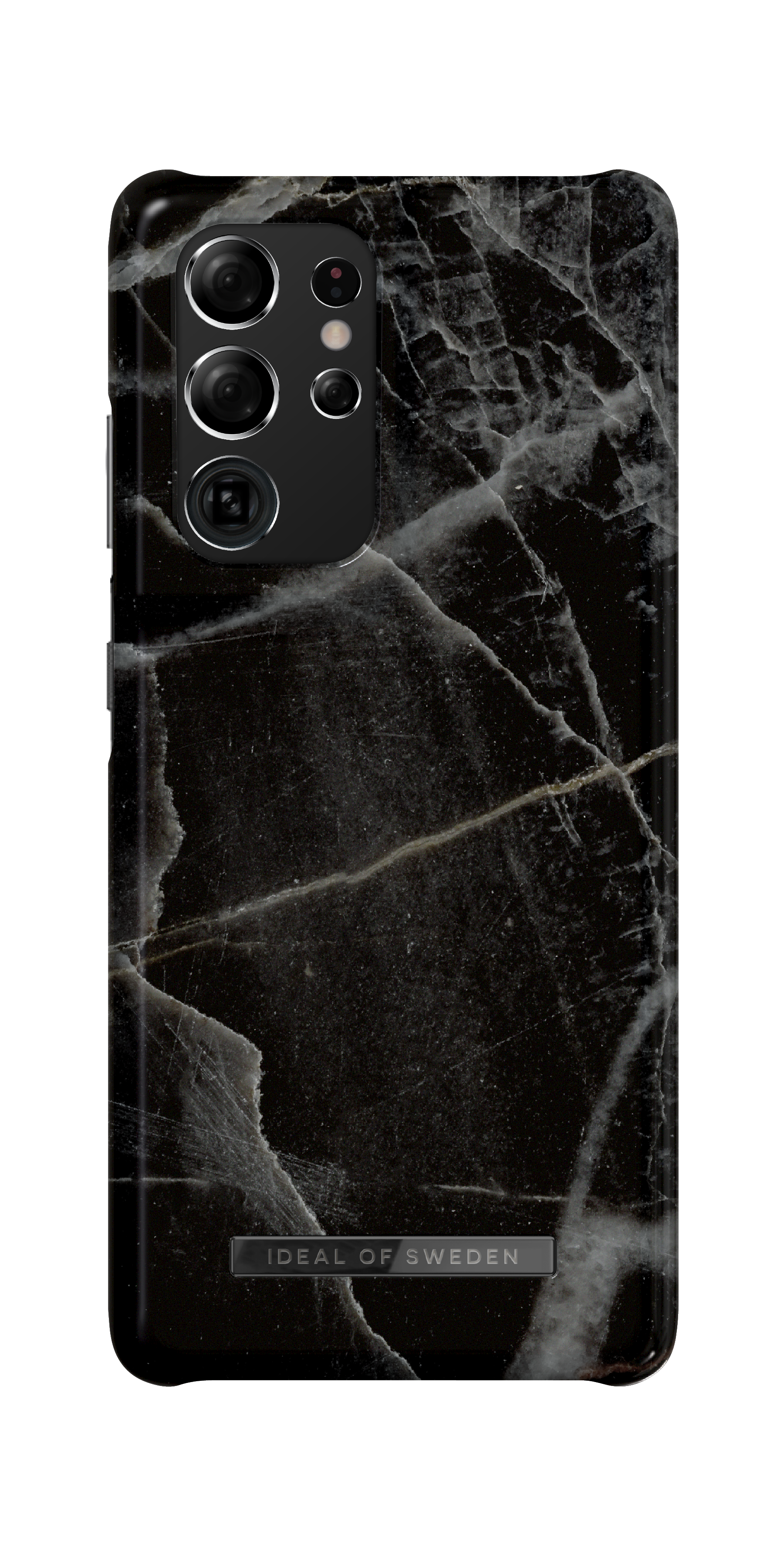 Funda Fashion Case Samsung Galaxy S22 Ultra Black Thunder Marble