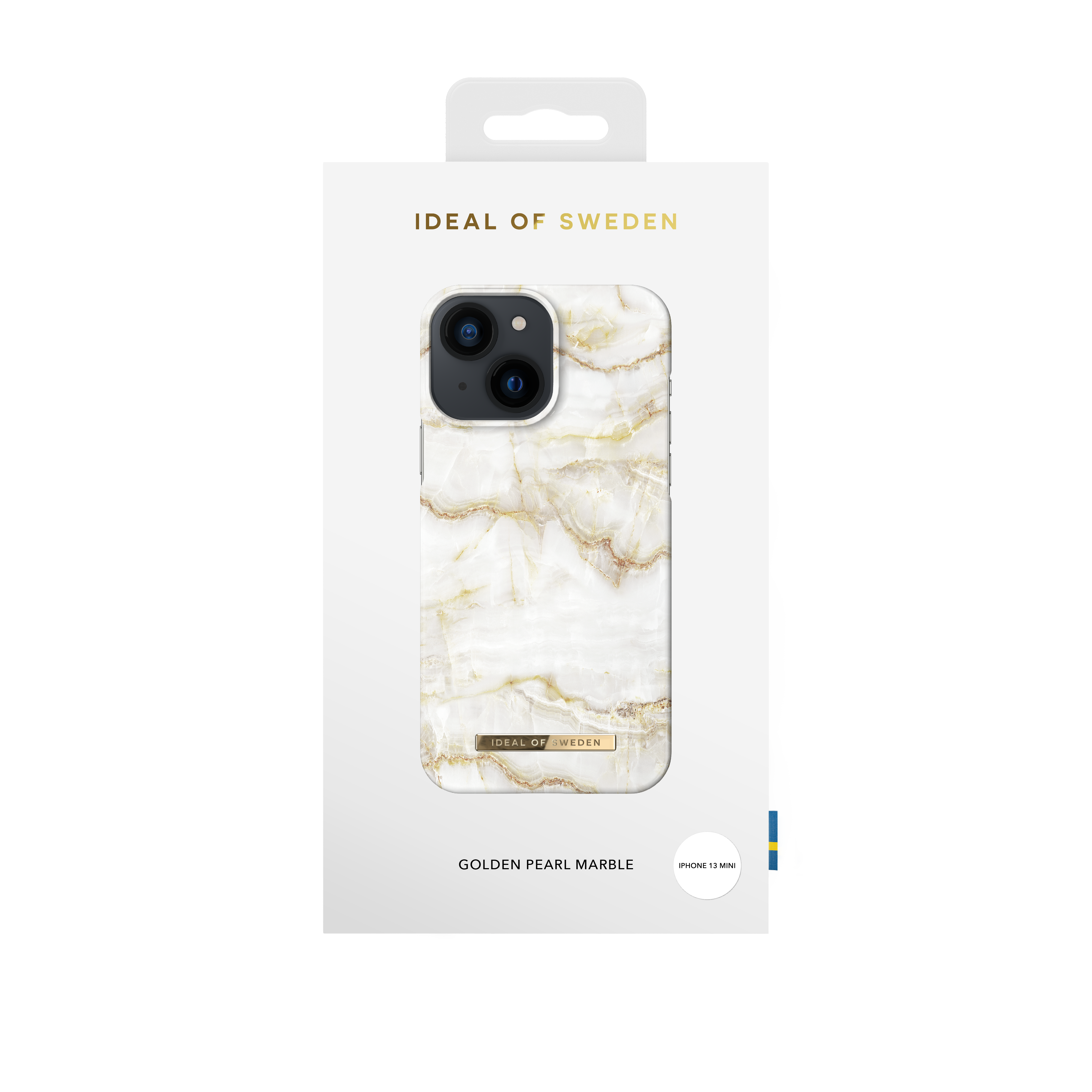 Funda Fashion Case iPhone 13 Mini Golden Pearl Marble