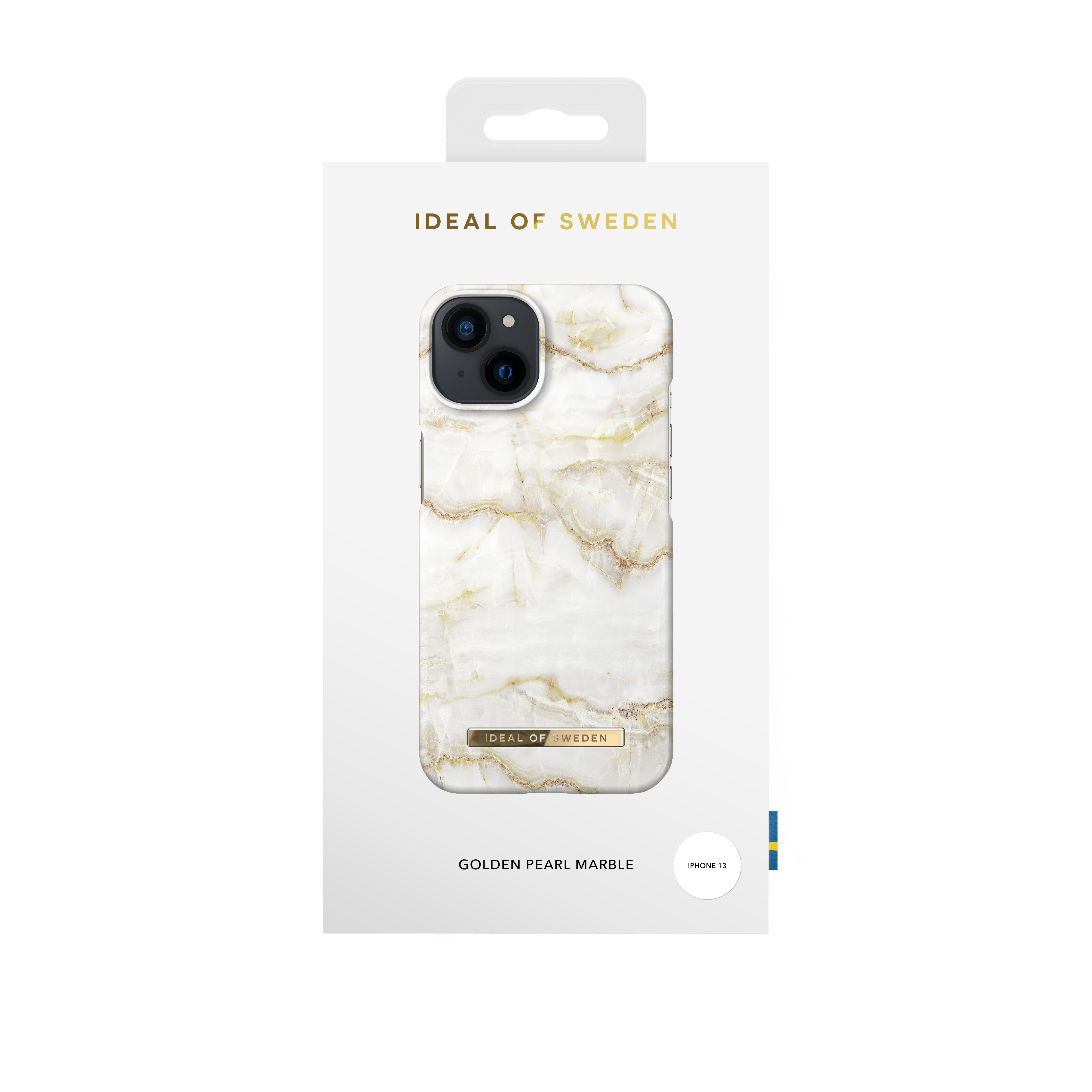 Funda Fashion Case iPhone 13 Golden Pearl Marble