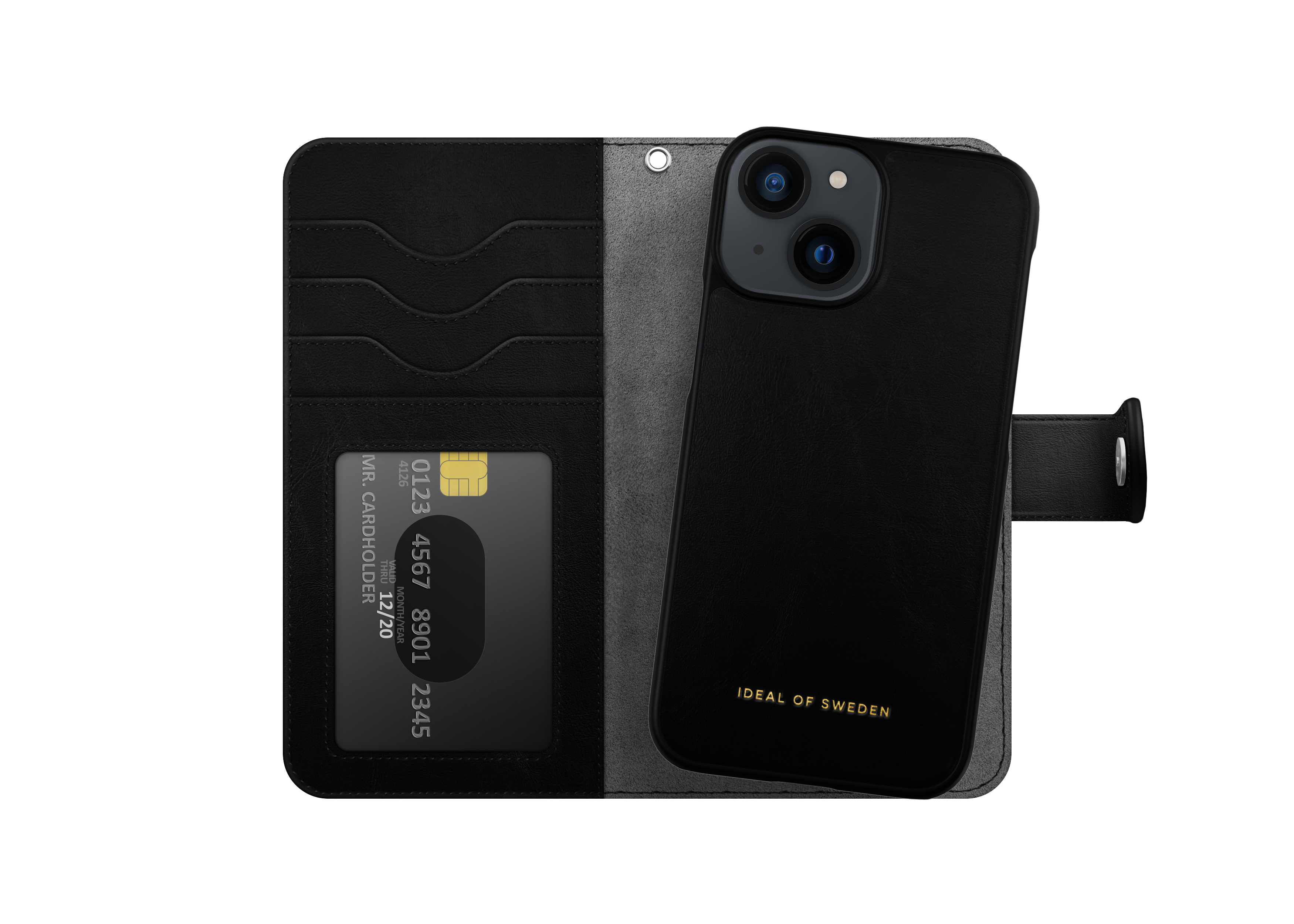 Cartera Magnet Wallet+ iPhone 12 Mini Black