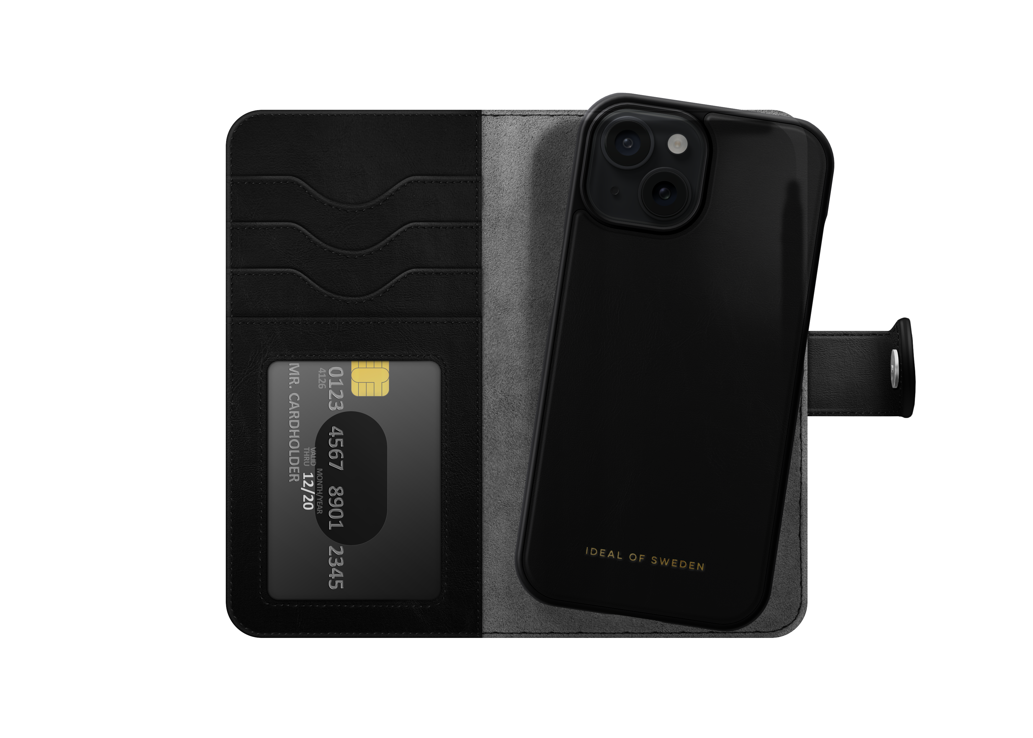 Cartera Magnet Wallet+ iPhone 15 Black