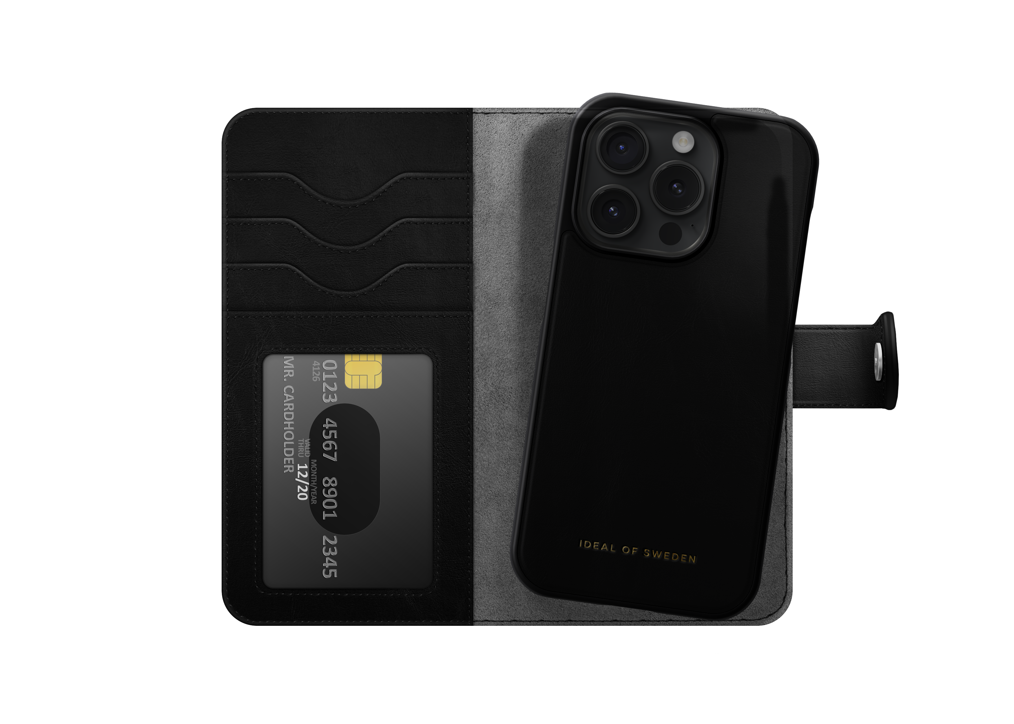 Cartera Magnet Wallet+ iPhone 15 Pro Black