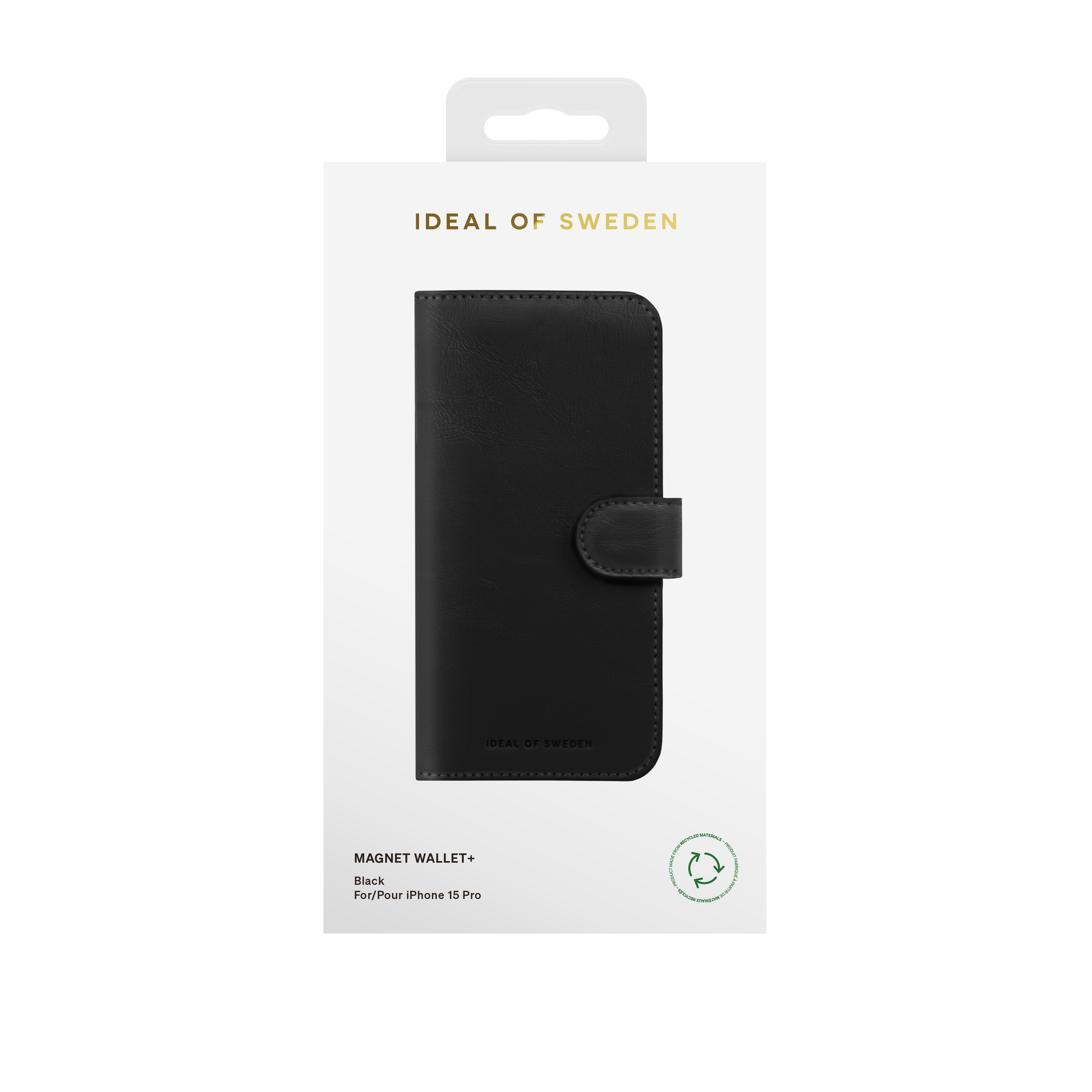 Cartera Magnet Wallet+ iPhone 15 Pro Black