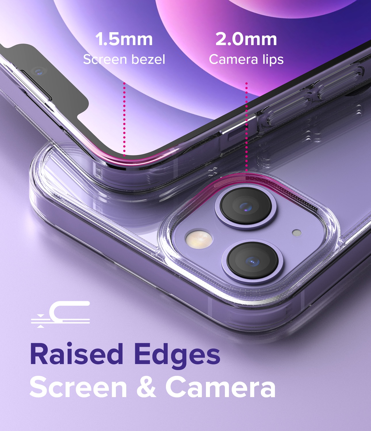 Funda Fusion iPhone 13 Mini Transparente