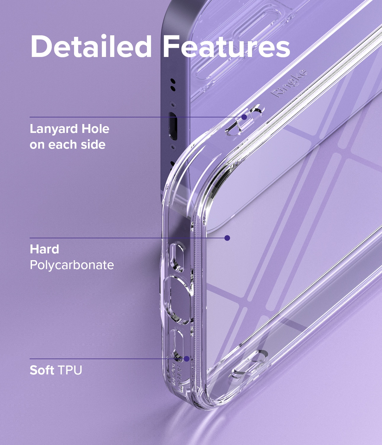 Funda Fusion iPhone 13 Mini Transparente
