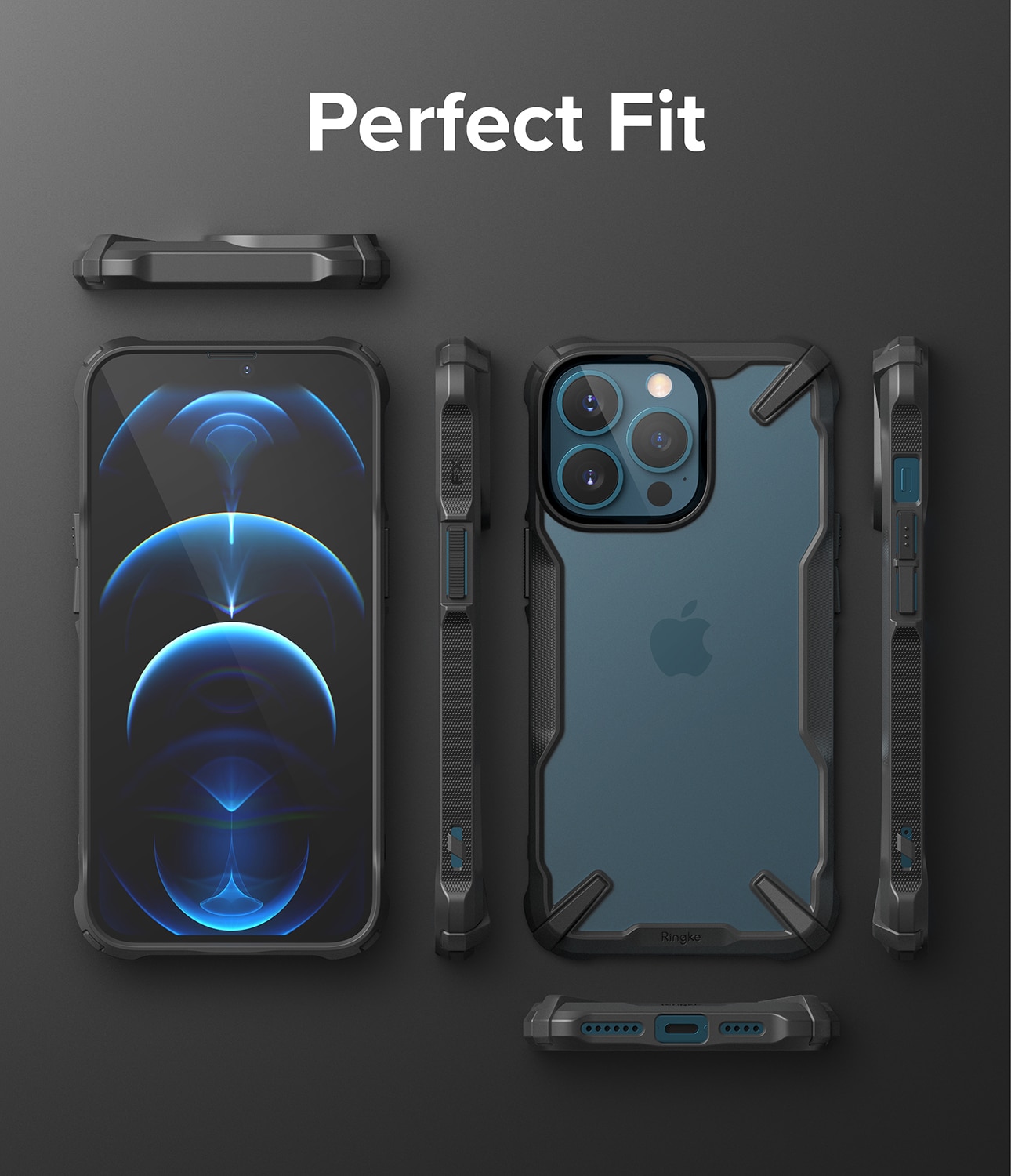 Funda Fusion X iPhone 13 Pro Max Black