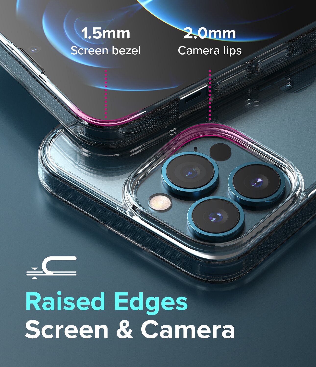 Funda Fusion iPhone 13 Pro Max Transparente