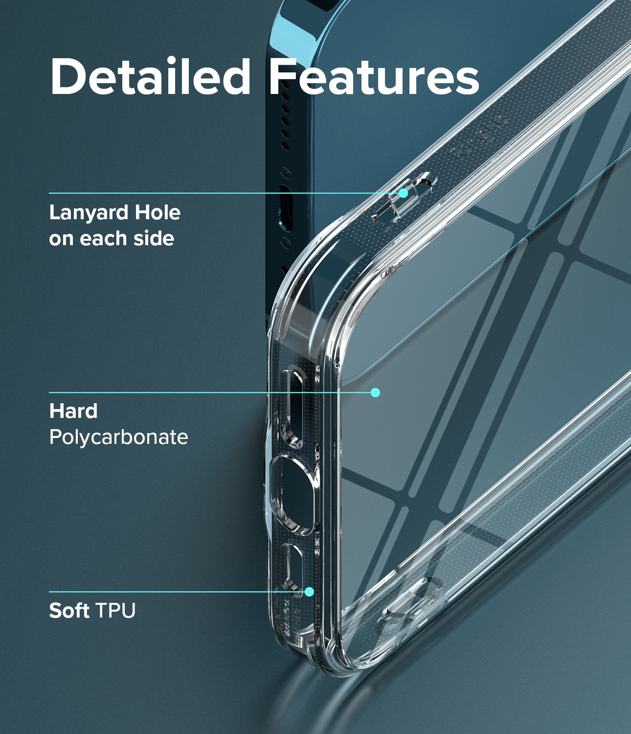 Funda Fusion iPhone 13 Pro Max Transparente