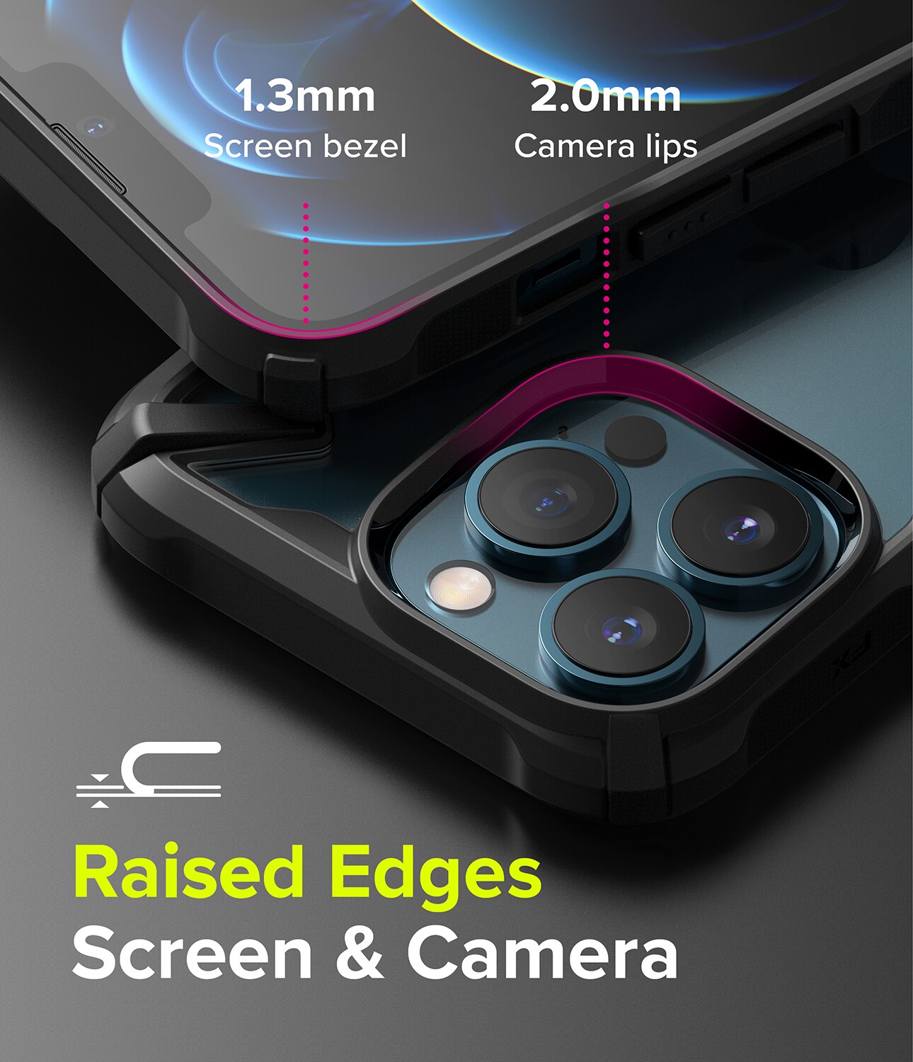 Funda Fusion X iPhone 13 Pro Negro