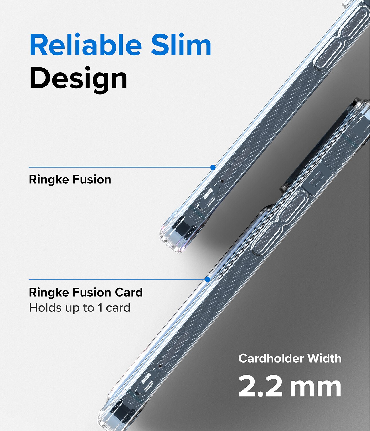 Funda Fusion Card iPhone 13 Pro Max transparente