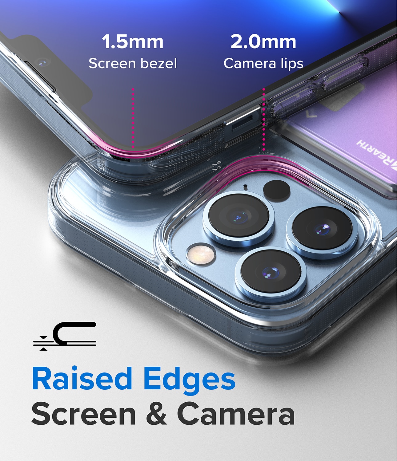 Funda Fusion Card iPhone 13 Pro Max transparente