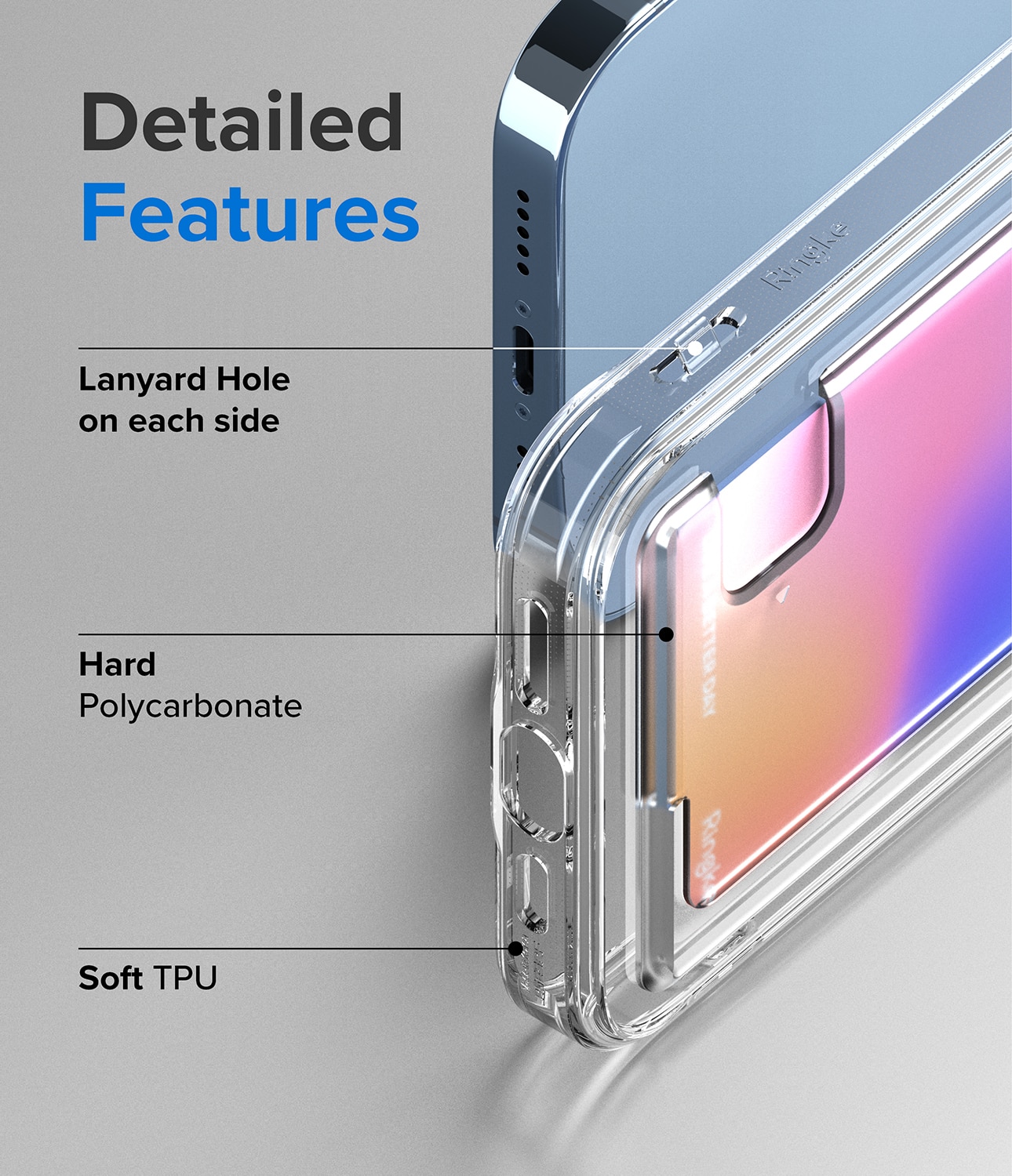 Funda Fusion Card iPhone 13 Pro Max transparente