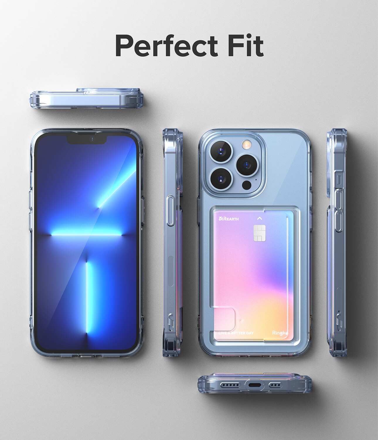 Funda Fusion Card iPhone 13 Pro Max transparente