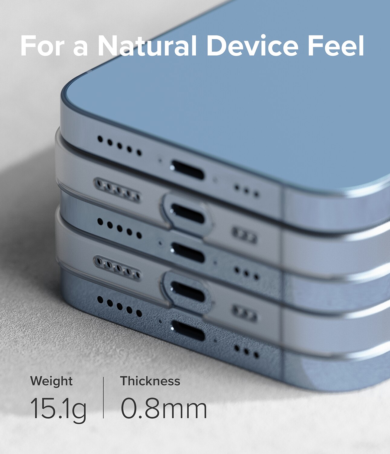 Funda Slim iPhone 13 Pro Matte Clear