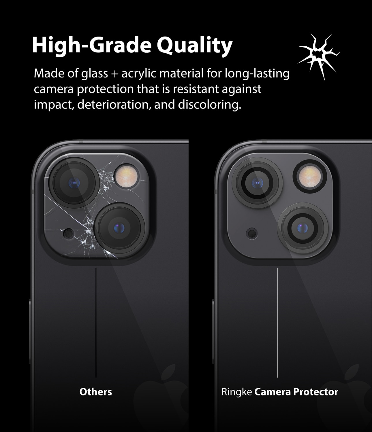 Ringke Camera Protector Glass iPhone 13/13 Mini (2-pack) - Comprar
