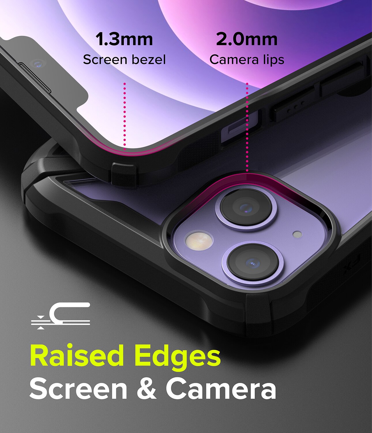 Funda Fusion X iPhone 13 Negro
