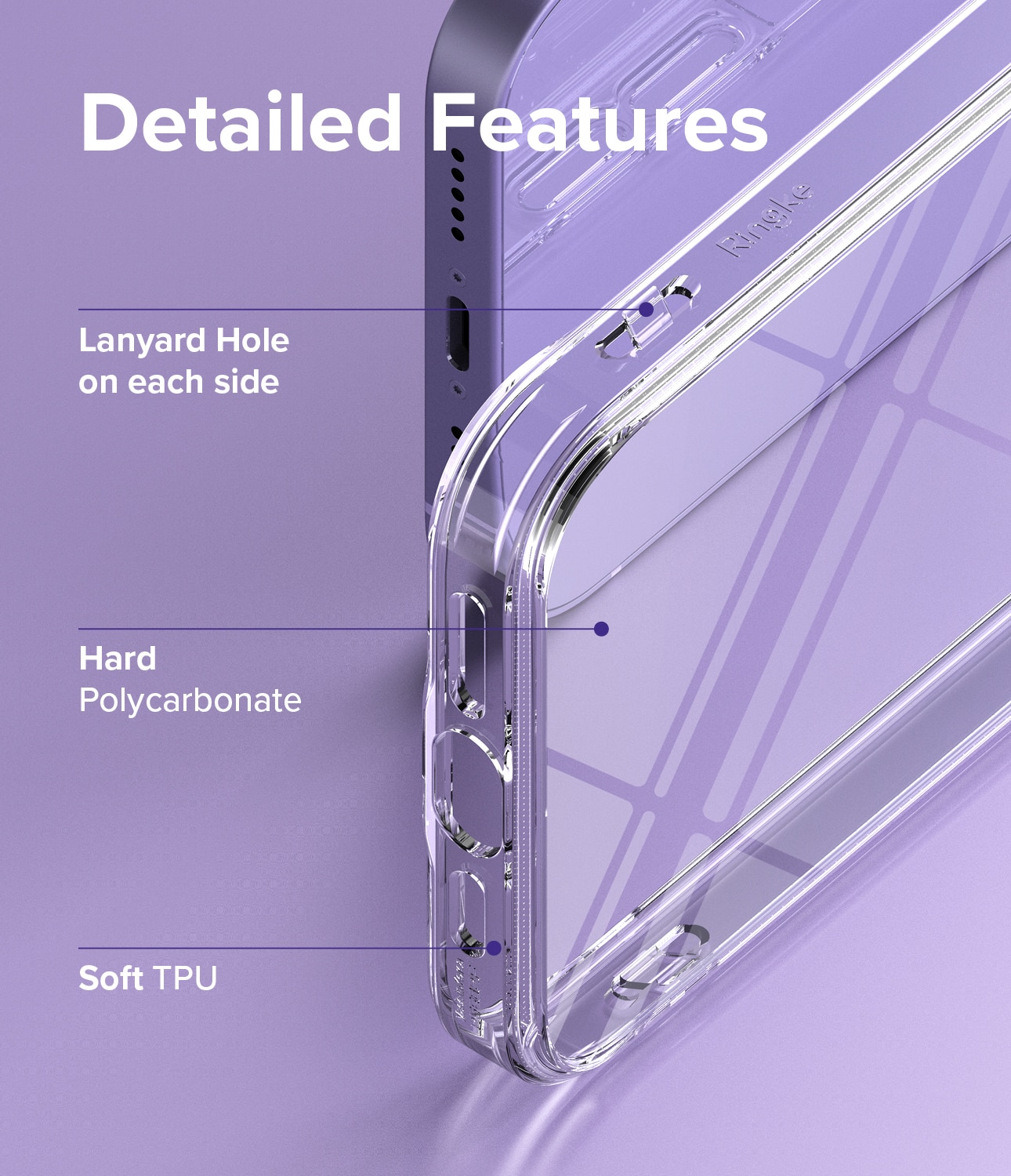 Funda Fusion iPhone 13 Transparente