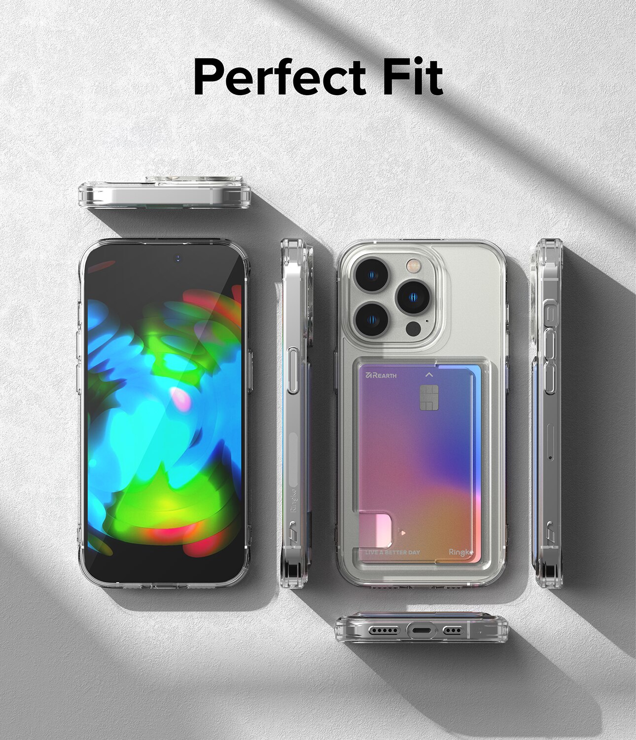 Funda Fusion Card iPhone 14 Pro transparente