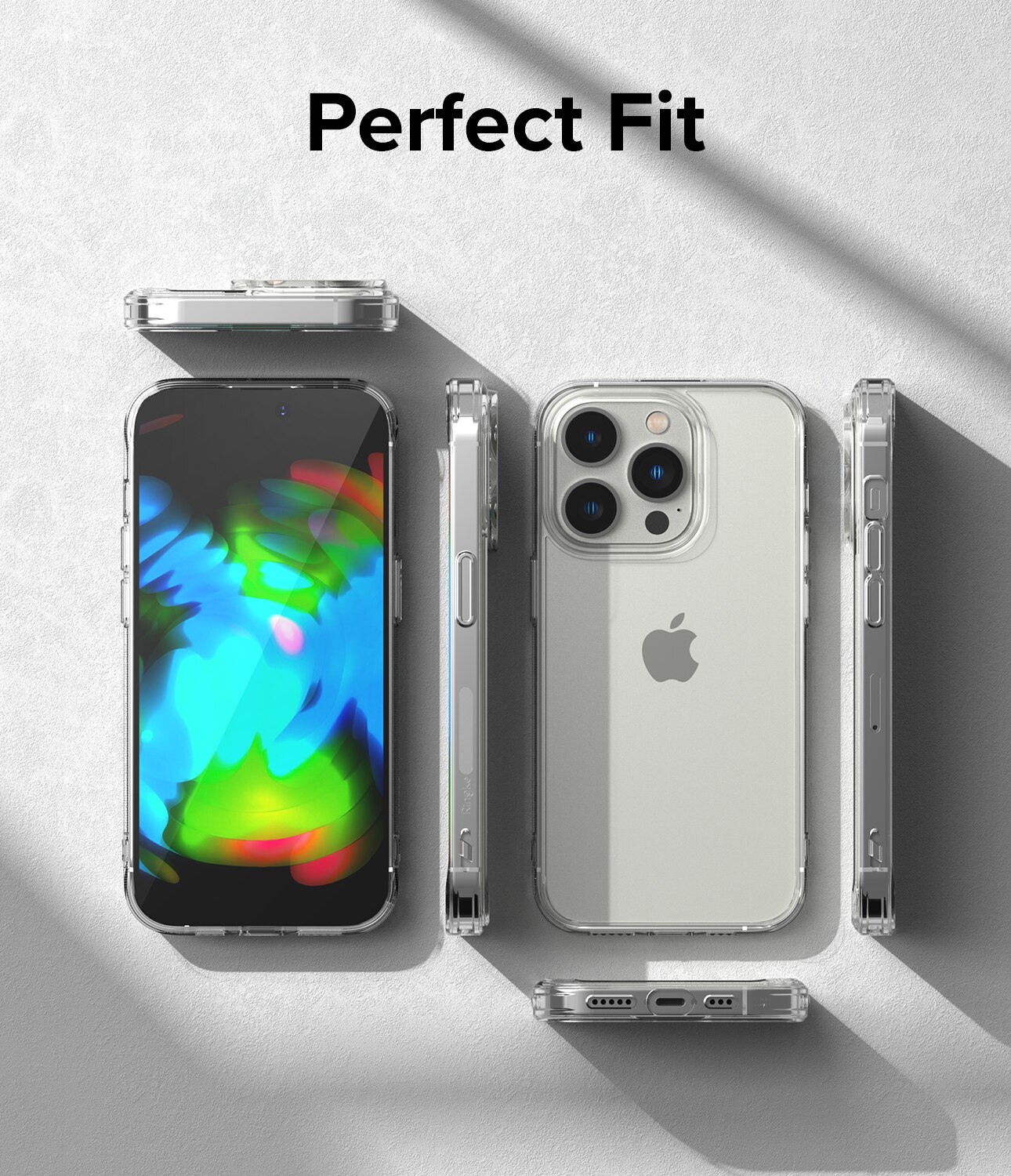 Kit completo para iPhone 14 Pro: Funda, protector de pantalla y protector de cámara