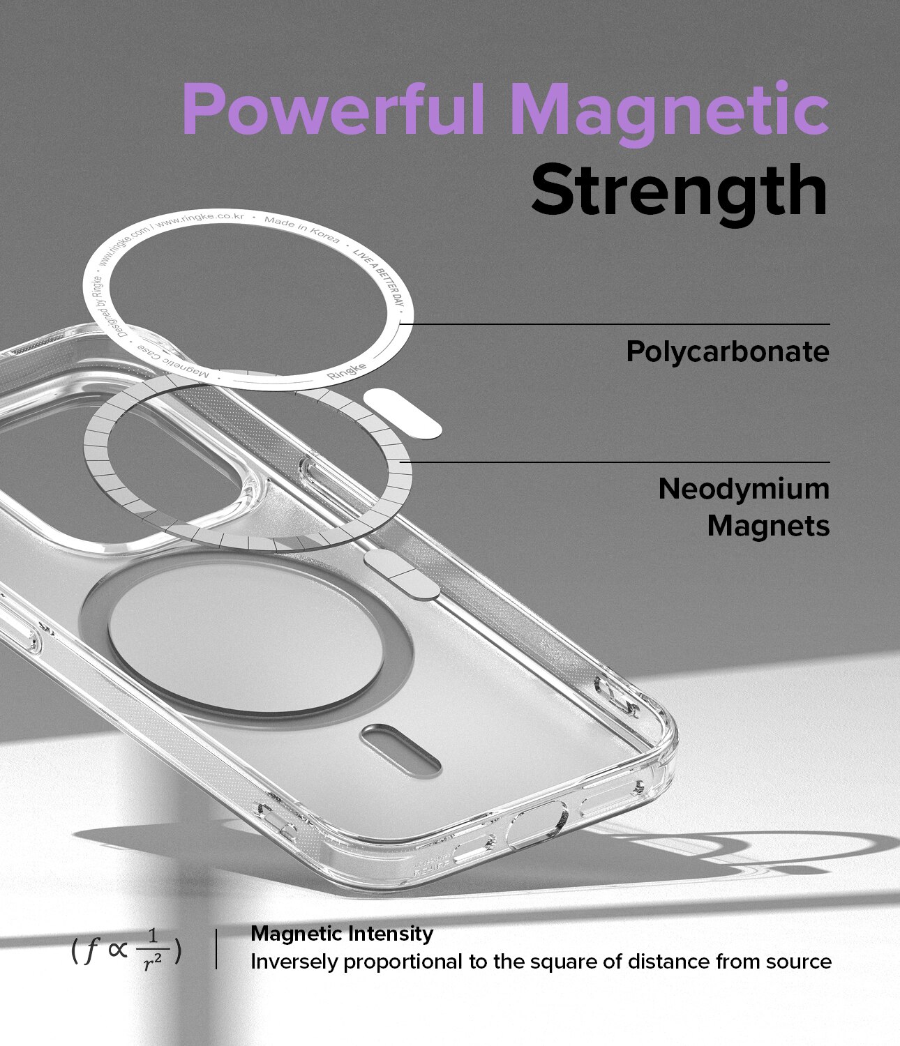 Funda Fusion Magnetic iPhone 14 Pro Transparente