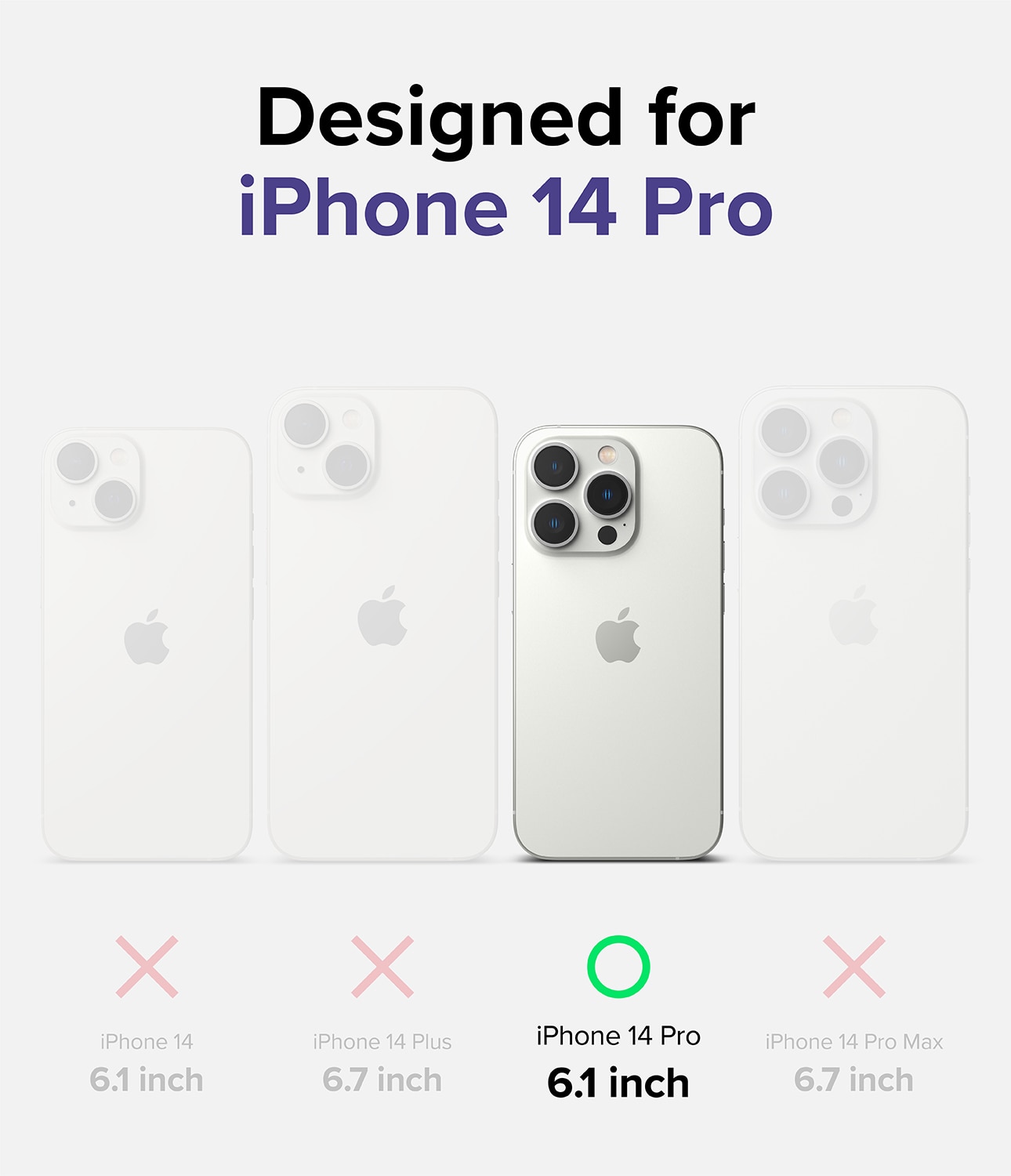 Funda Slim iPhone 14 Pro Clear